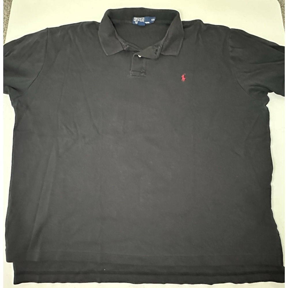 Polo Ralph Lauren Men's Black Polo Shirt Little Pony Size Big 2XL